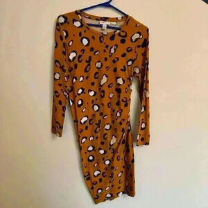 2/20 3.1 Phillip Lim x Target Leopard  Ruched Dress - XS